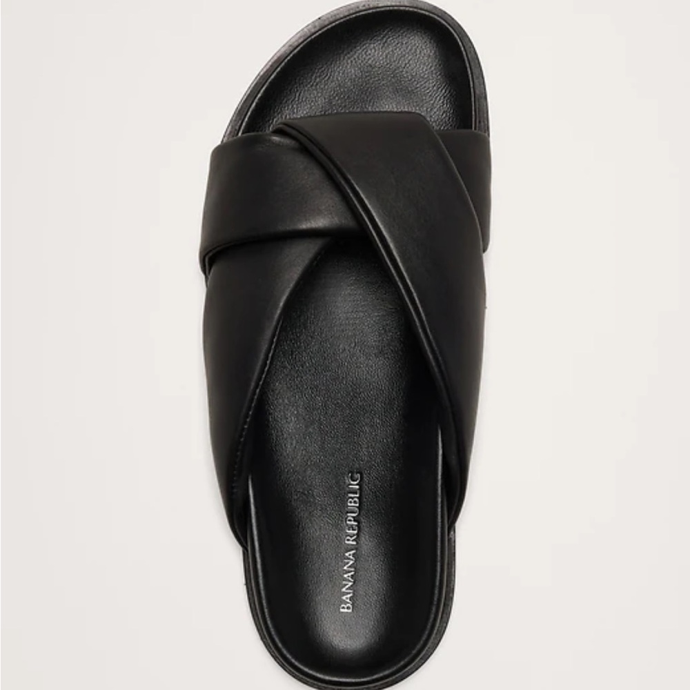 Banana Republic Leather Knot Slide Sandal View 3